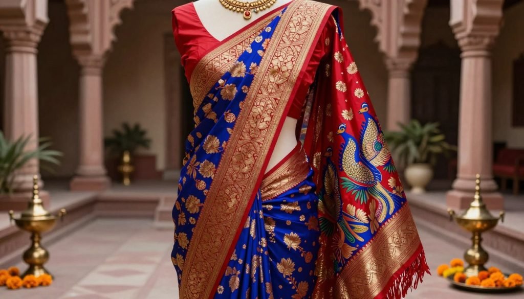 authentic handloom banarasi saree
