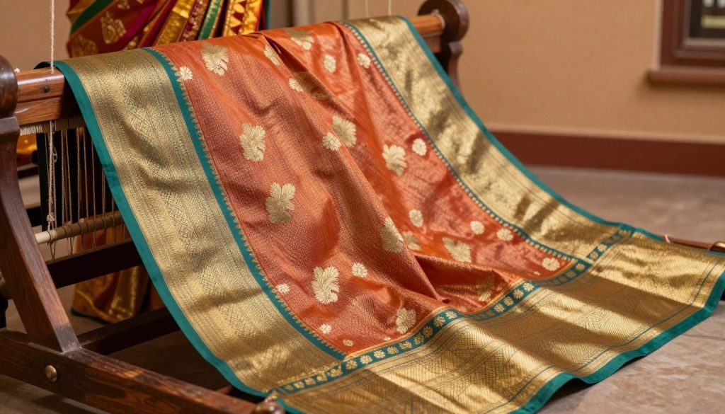 handwoven banarasi silk saree