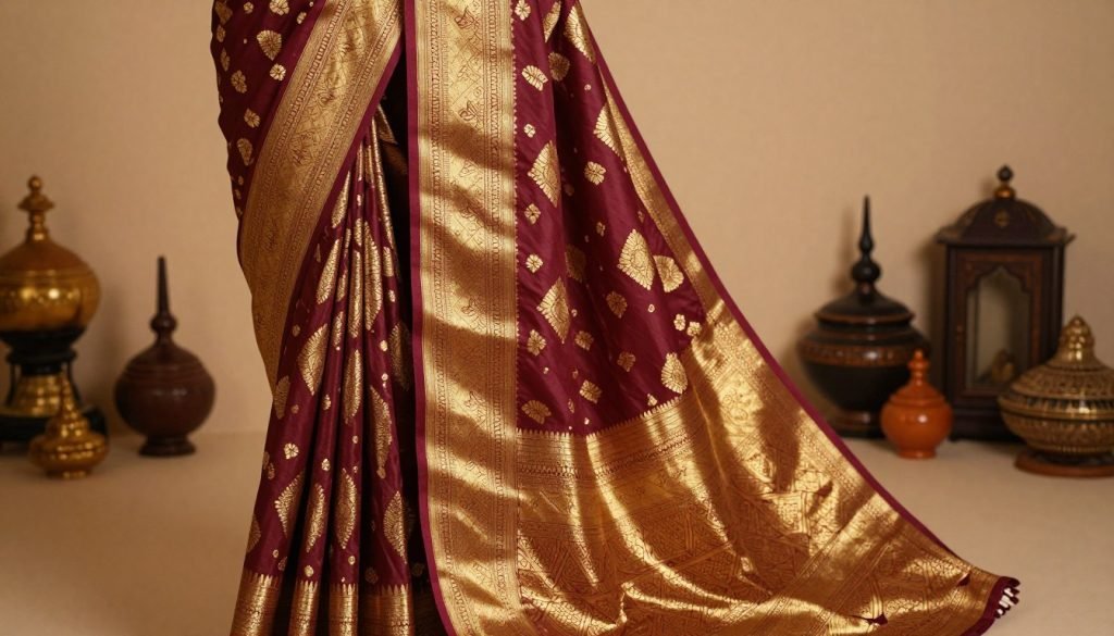 traditional banarasi saree